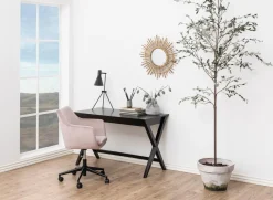 Bureau Werner Eikenfineer Zwart 120cm - Giga Living