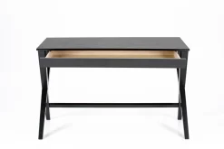 Bureau Werner Eikenfineer Zwart 120cm - Giga Living
