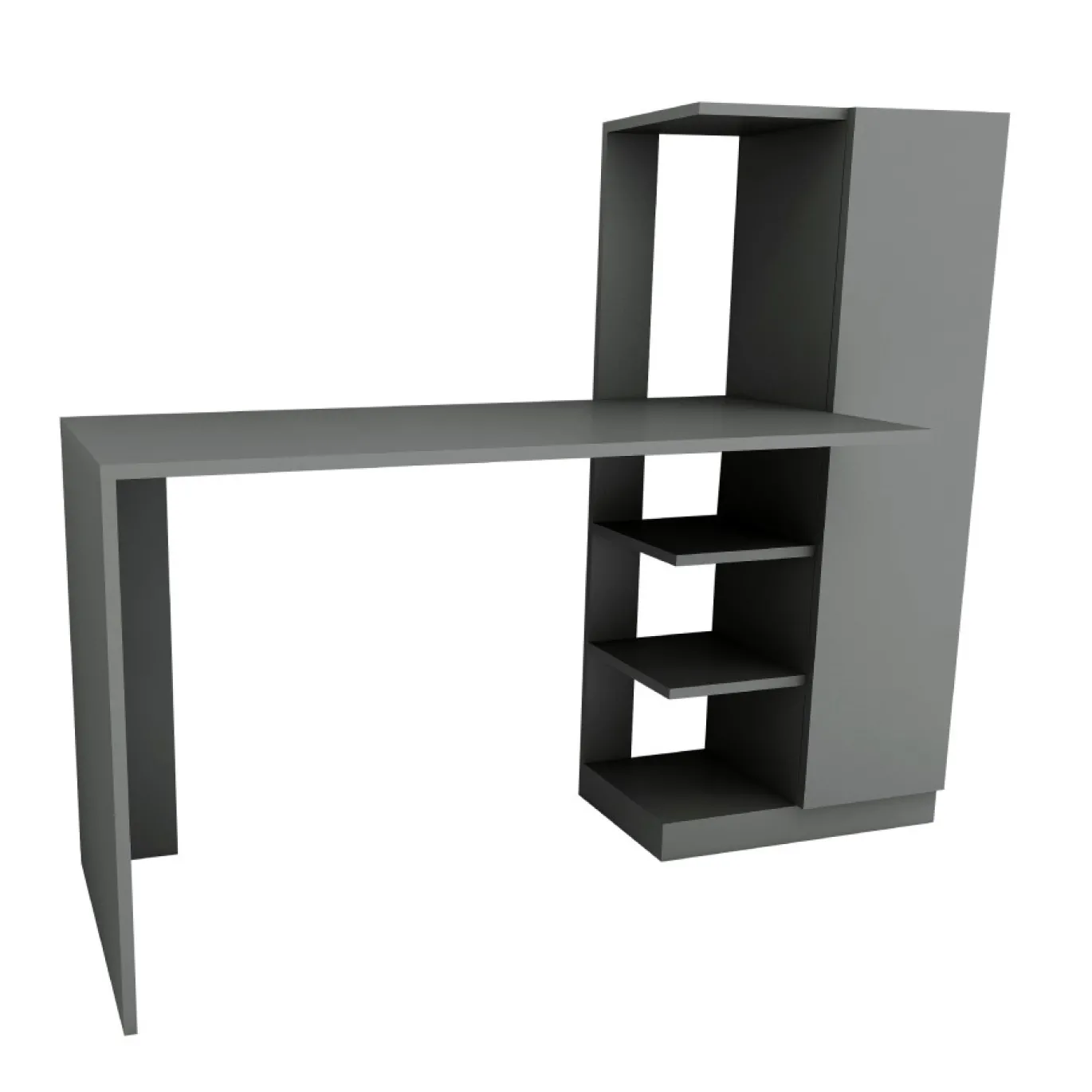 Bureau Yagiz Antraciet 150cm