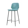 By-Boo Barstoel Blauw Seashell Laag
