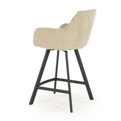 By-Boo Barstoel Bliss Met Armleuning Taupe