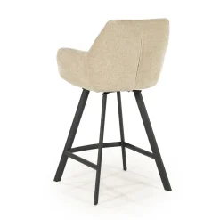 By-Boo Barstoel Bliss Met Armleuning Taupe