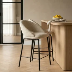By-Boo Barstoel Nido Beige