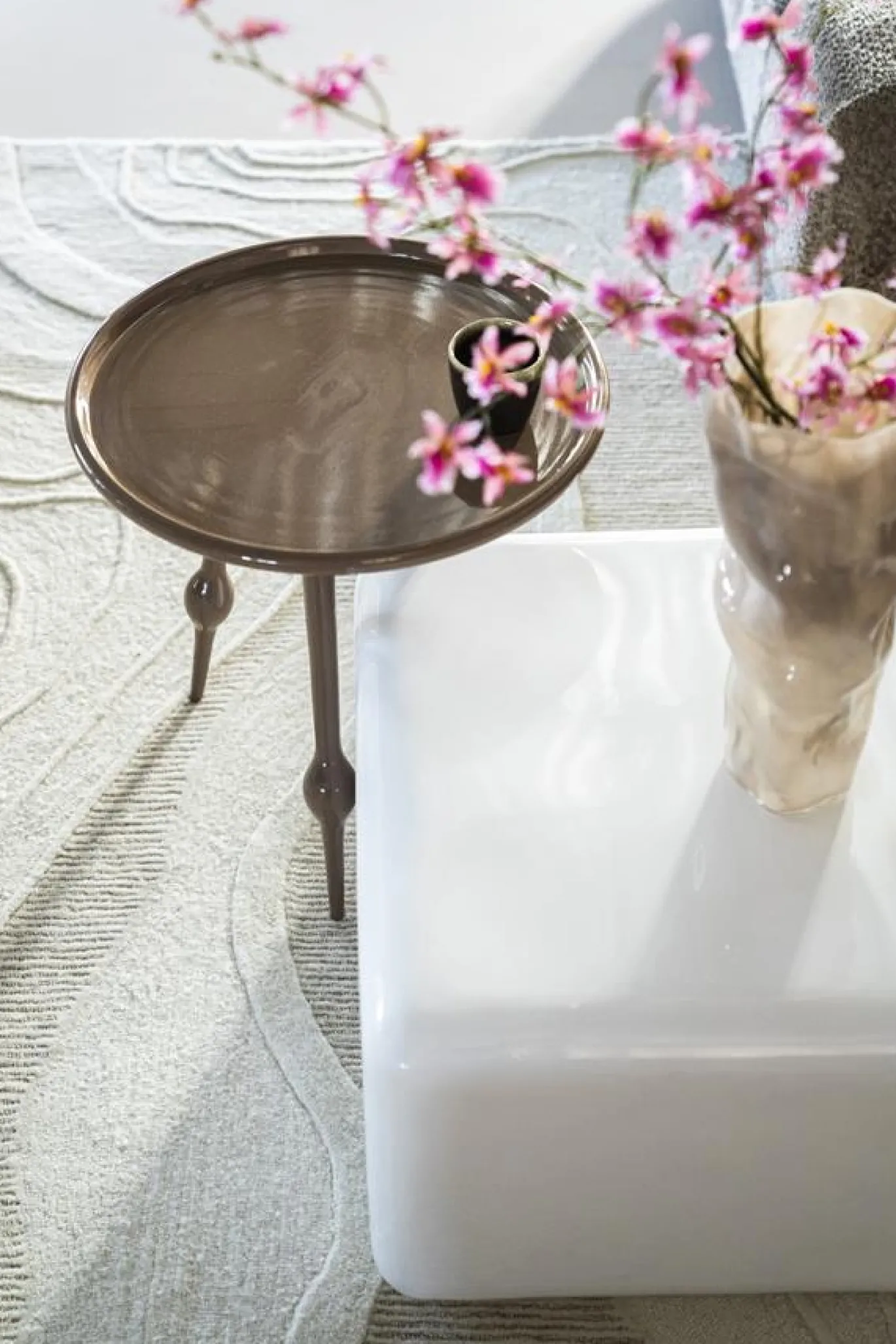By-Boo Bijzettafel Birdy Bruin