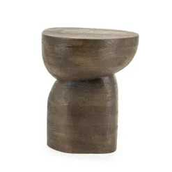 By-Boo Bijzettafel Cobble Hout Bruin