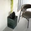 By-Boo Bijzettafel Dice Marmer Groen