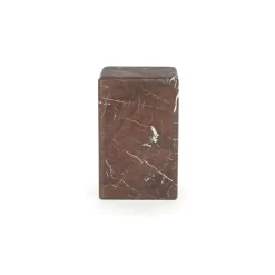 By-Boo Bijzettafel Dice Marmer Rood