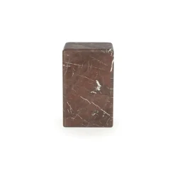 By-Boo Bijzettafel Dice Marmer Rood