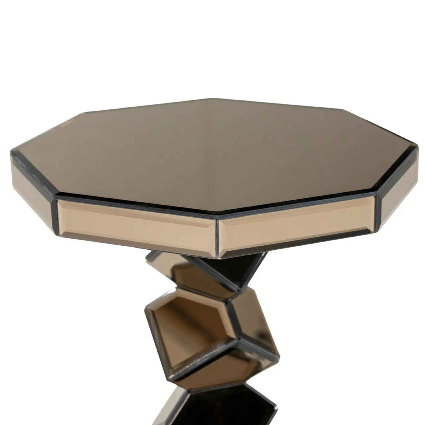 By-Boo Bijzettafel Reflec Bruin