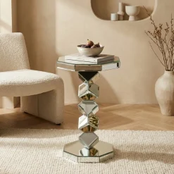 By-Boo Bijzettafel Reflec Zilver