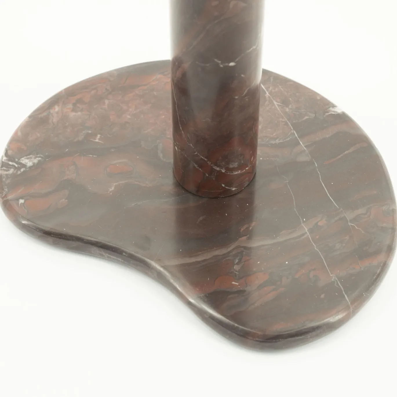 By-Boo Bijzettafel Rosso Marmer Bruin