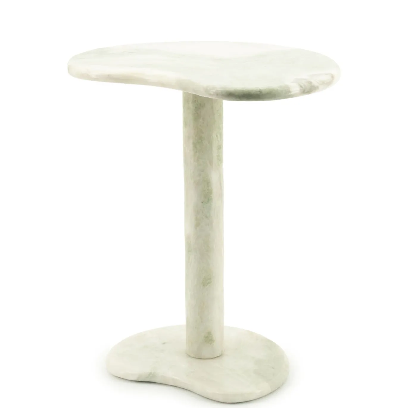 By-Boo Bijzettafel Verde Marmer Wit