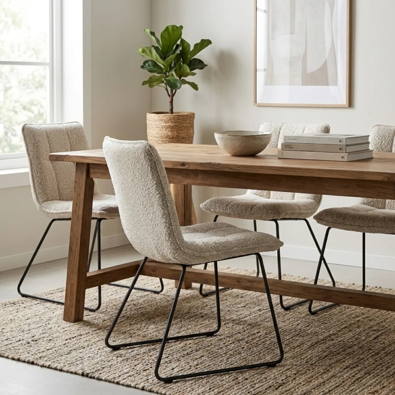 By-Boo Eetkamerstoel Sella Beige