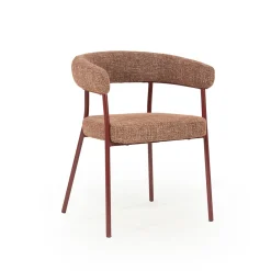 By-Boo Eetkamerstoel Yovi Burgundy