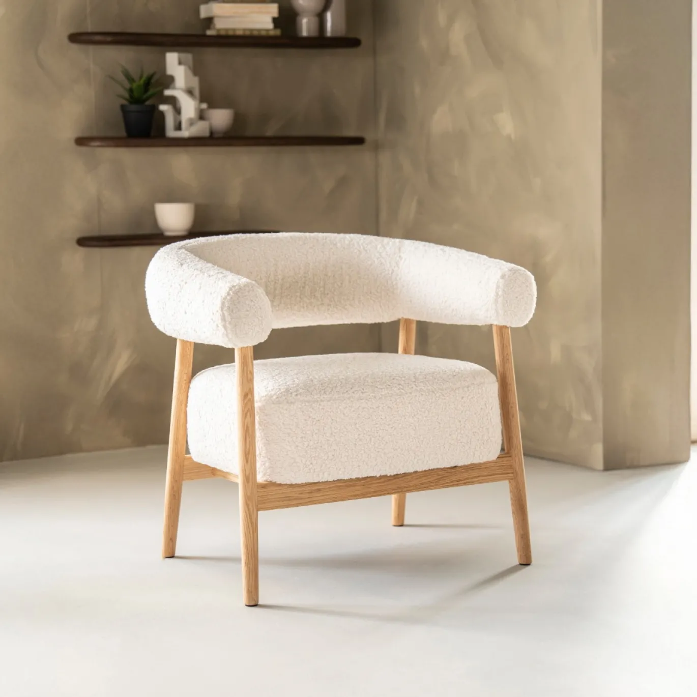 By-Boo Fauteuil Mysa Beige