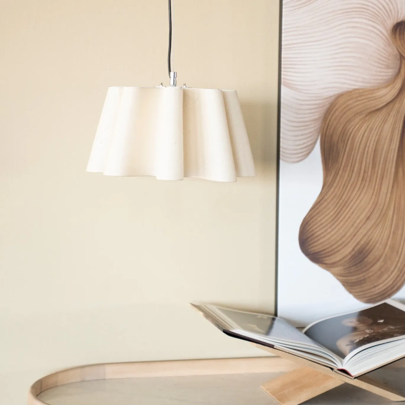 By-Boo Hanglamp Meander Crème