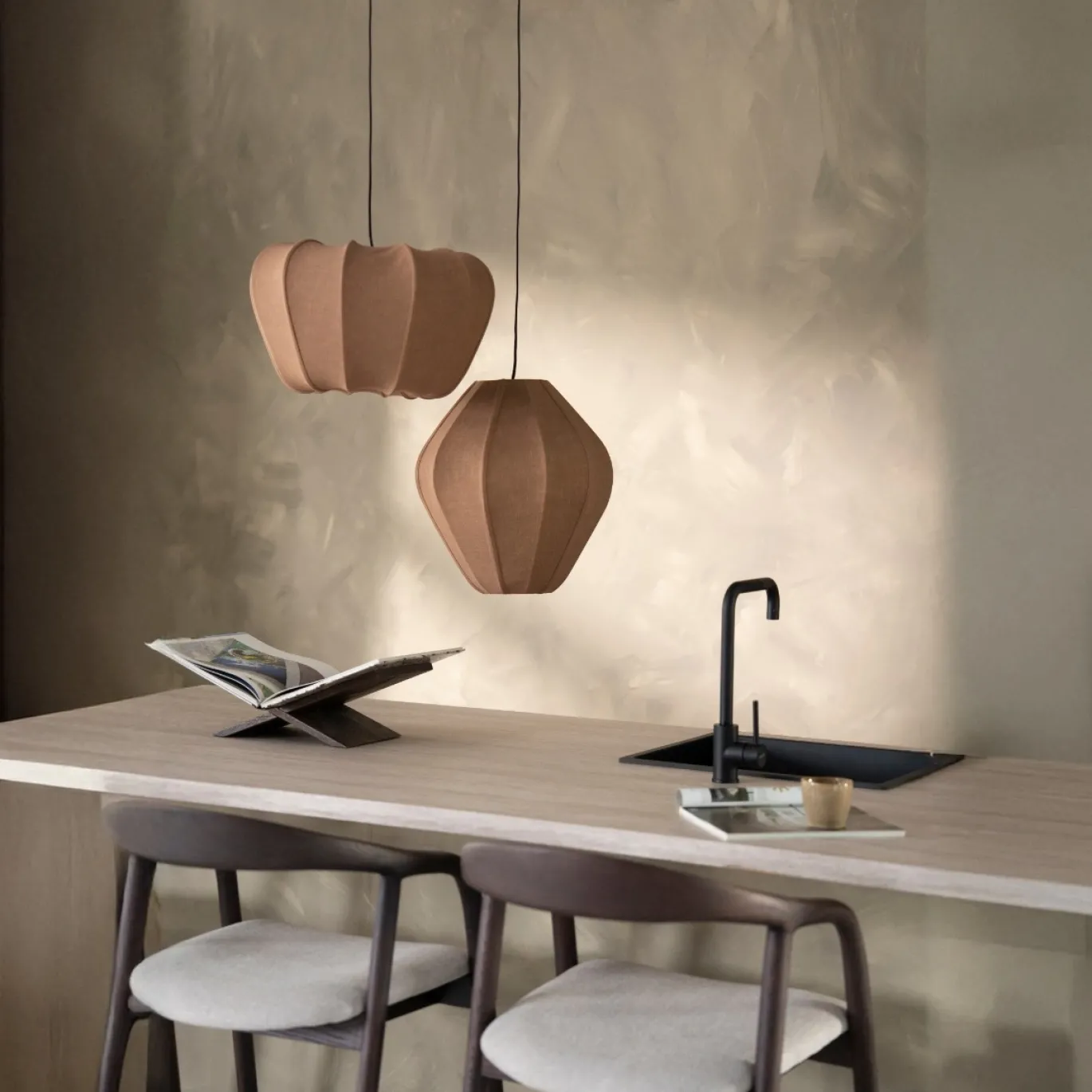 By-Boo Hanglamp Sora 1 Bruin