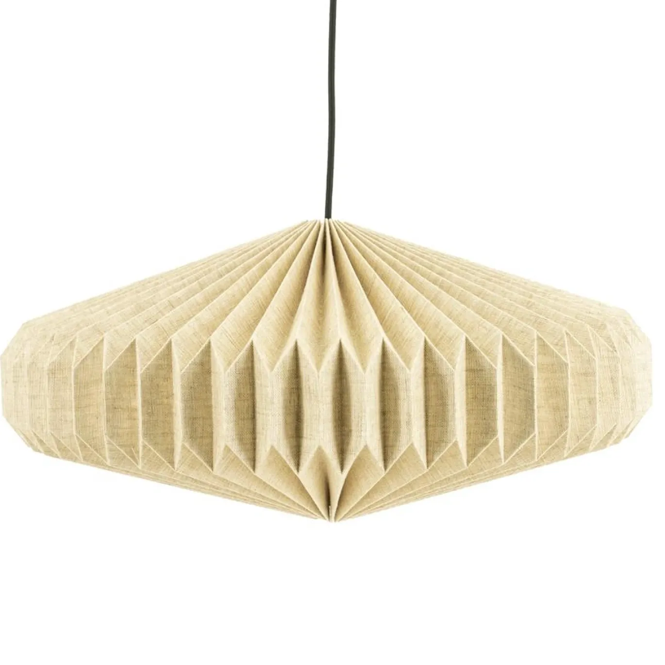 By-Boo Hanglamp Zuki 2 Papier Linnen Naturel