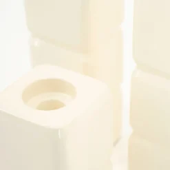 By-Boo Kandelaar Cube Beige Set van 3