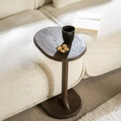 By-Boo Laptoptafel Fenix Bruin