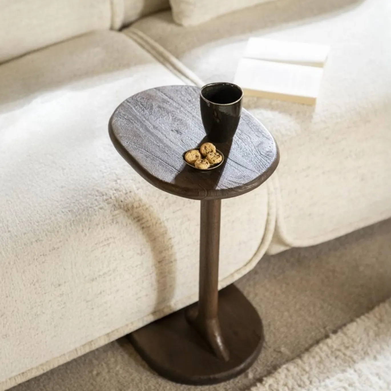 By-Boo Laptoptafel Fenix Bruin