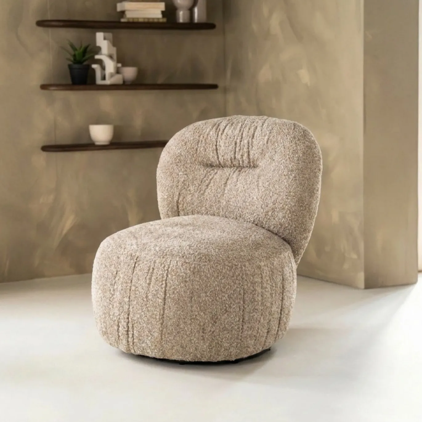 By-Boo Lounge Fauteuil Roux Taupe