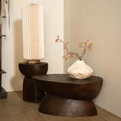By-Boo Salontafel Cobble Hout Bruin
