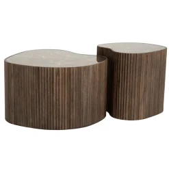 By-Boo Salontafel Nice Set Van 2 Bruin