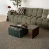 By-Boo Salontafel Ripple Glas Bruin