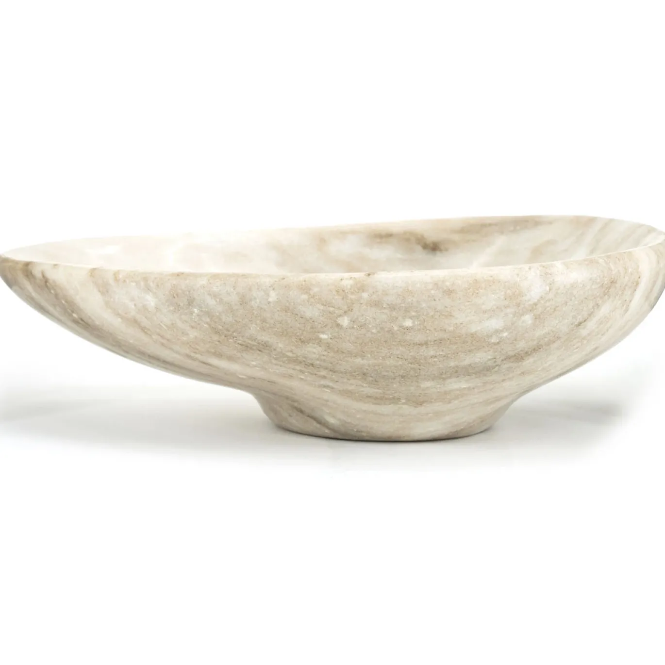 By-Boo Schaal Grigio Marmer Beige