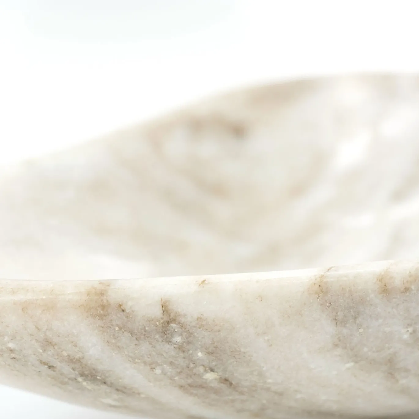 By-Boo Schaal Grigio Marmer Beige