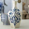 By-Boo Vaas Blu 1 Créme/Blauw