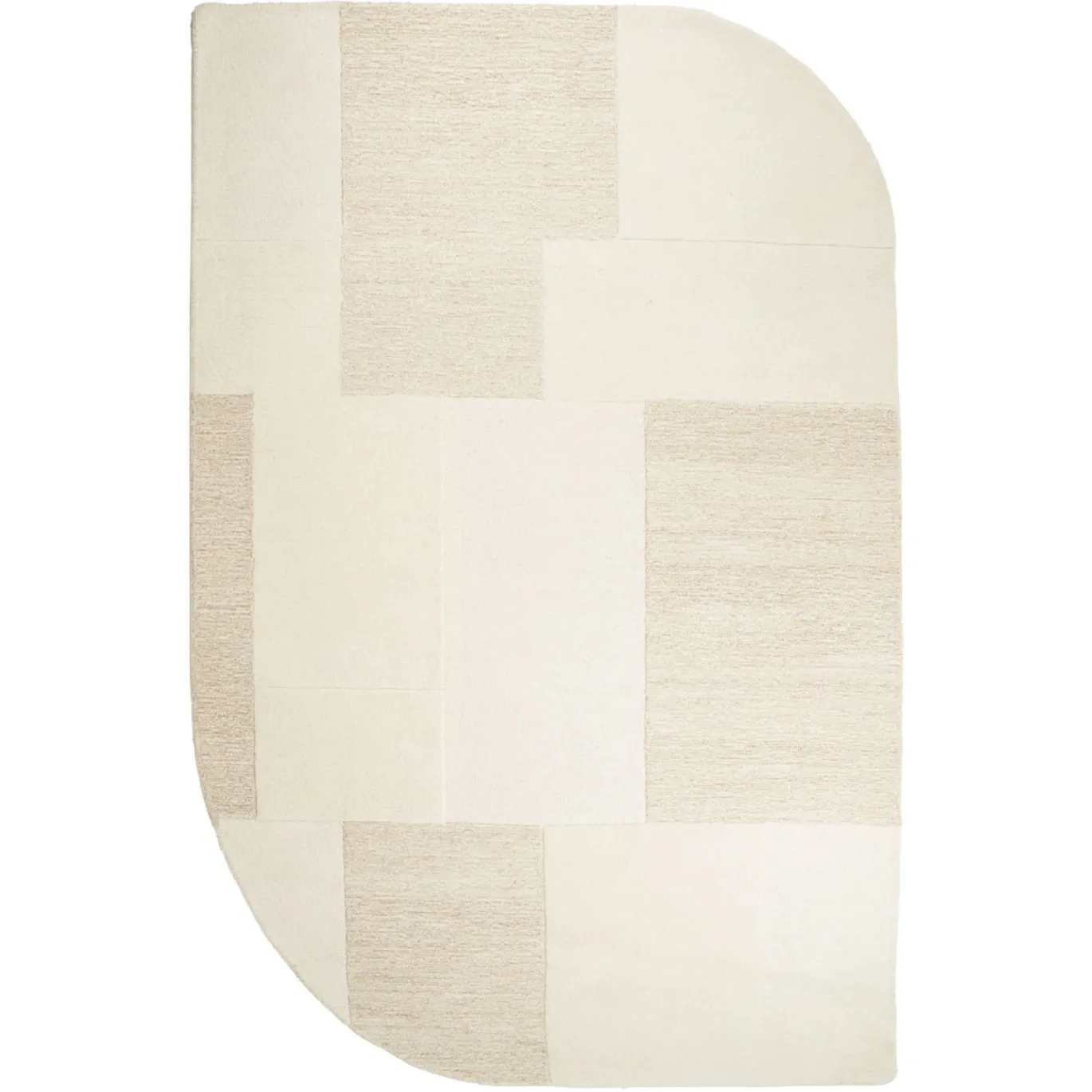 By-Boo Vloerkleed Contour Off White 190x290cm