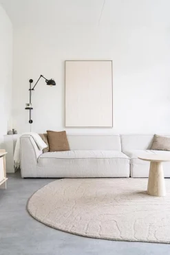 By-Boo Vloerkleed Pebble Beige