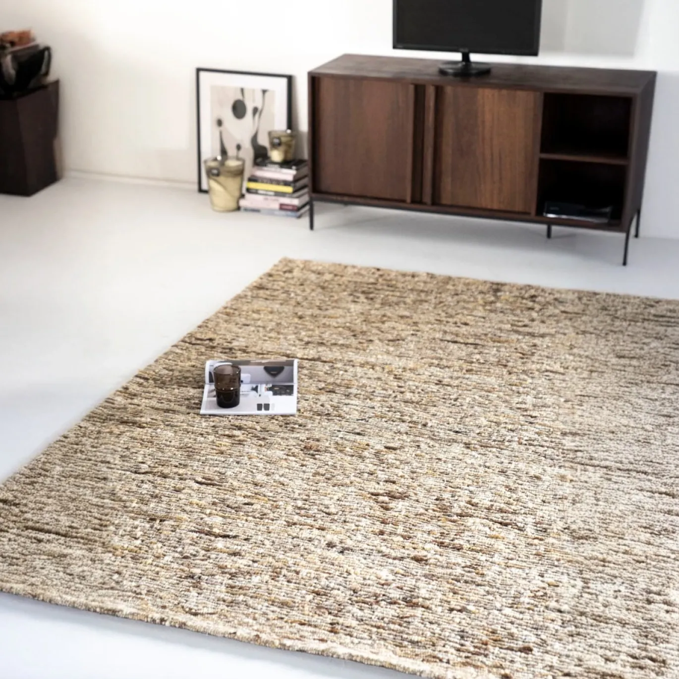 By-Boo Vloerkleed Takara 160x230cm Mosterd