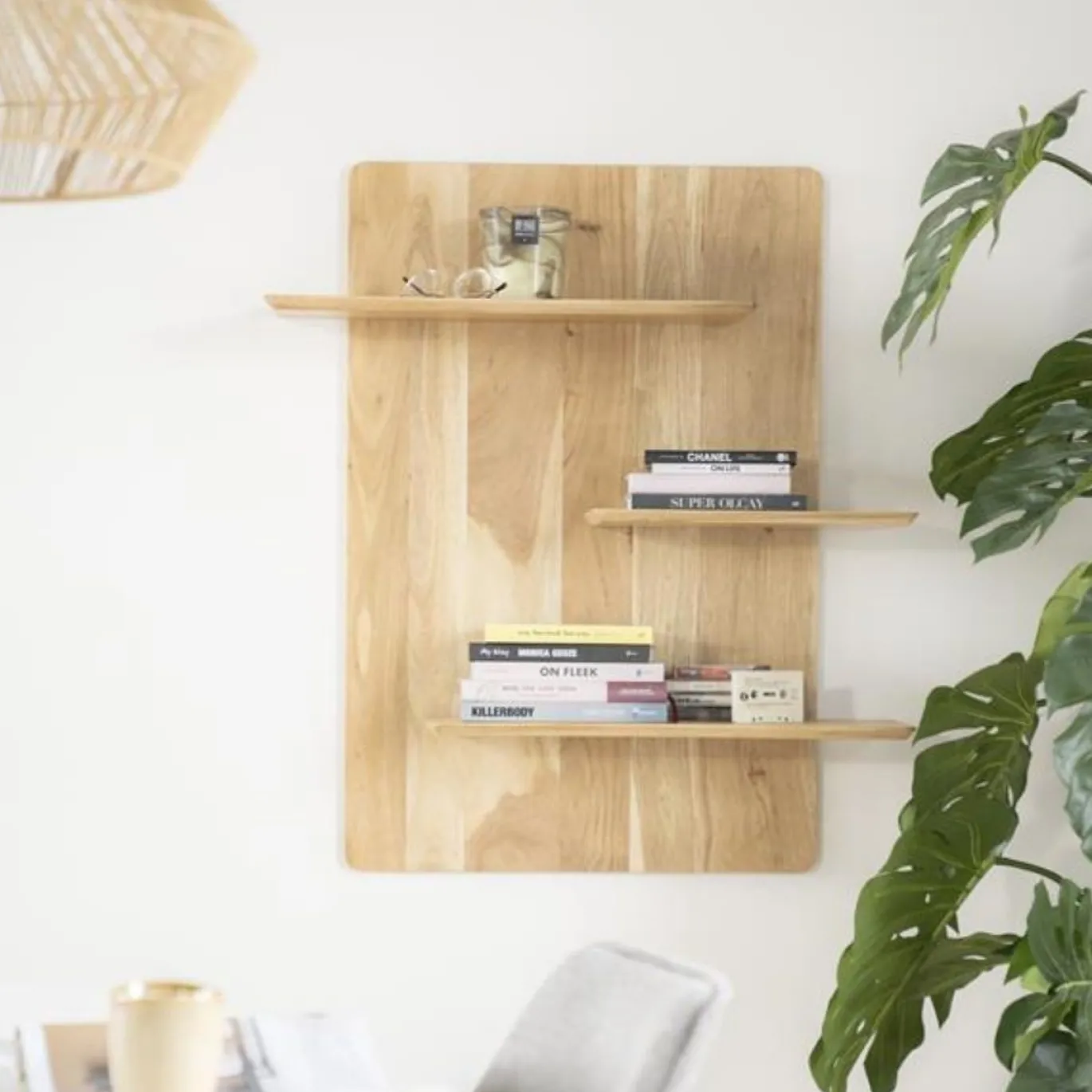 By-Boo Wandplank Seco Naturel