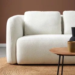 Chaise Longue Bank Cloud Rechts Raven Off-White