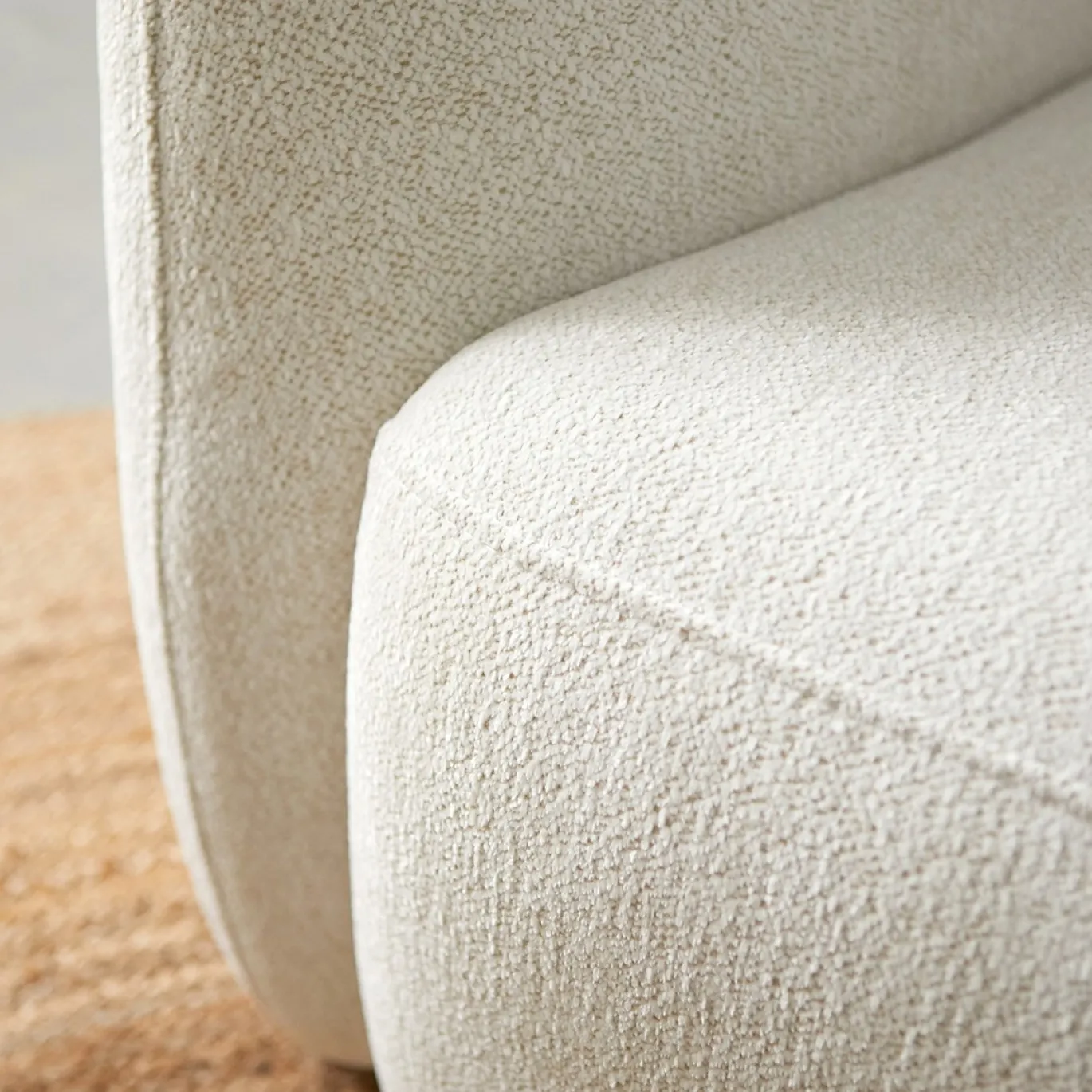 Chaise Longue Bank Cloud Rechts Raven Off-White