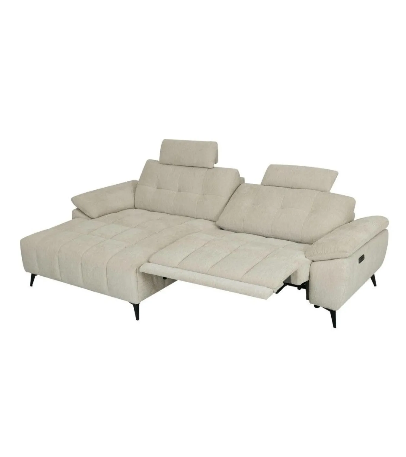 Chaise Longue Bank Colorado Beige Links - Giga Meubel