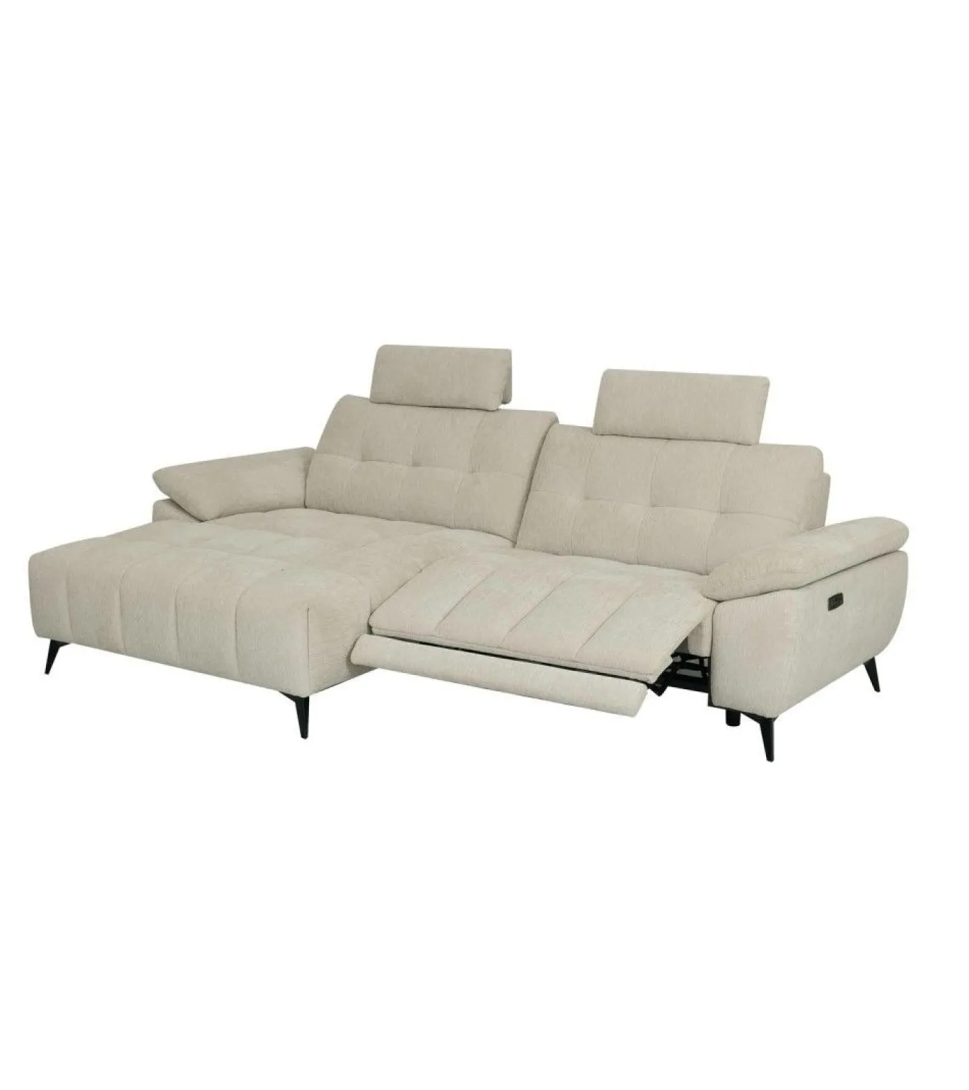 Chaise Longue Bank Colorado Beige Links - Giga Meubel