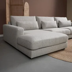 Chaise Longue Bank Como Links Puente Lichtgrijs