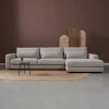 Chaise Longue Bank Como Rechts Puente Lichtgrijs