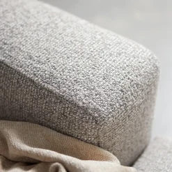 Chaise Longue Bank Como Rechts Puente Lichtgrijs