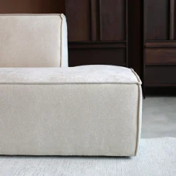 Chaise Longue Bank Enzo Links Melody Beige
