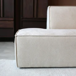 Chaise Longue Bank Enzo Rechts Melody Beige