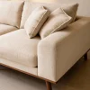 Chaise Longue Bank Harper 3-Zits Silencio Beige Links - Giga Meubel