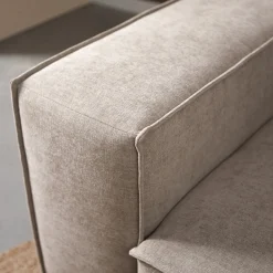 Chaise Longue Bank Play Rechts Tesla Taupe