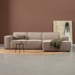 Chaise Longue Bank Play Rechts Tesla Taupe