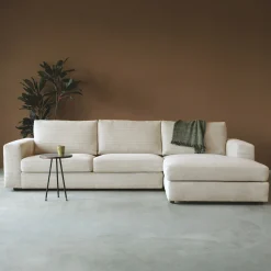Chaise Longue Bank Uno Rechts Lincoln Beige