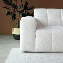 Chaise Longue Bank Wave Rechts Modesto Lichtgrijs